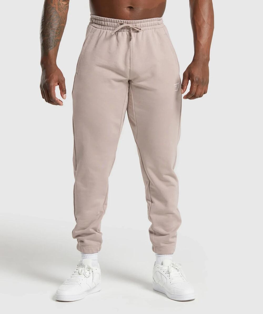 Gymshark Essential Oversized Joggers Y2K Stone beige XL A005452